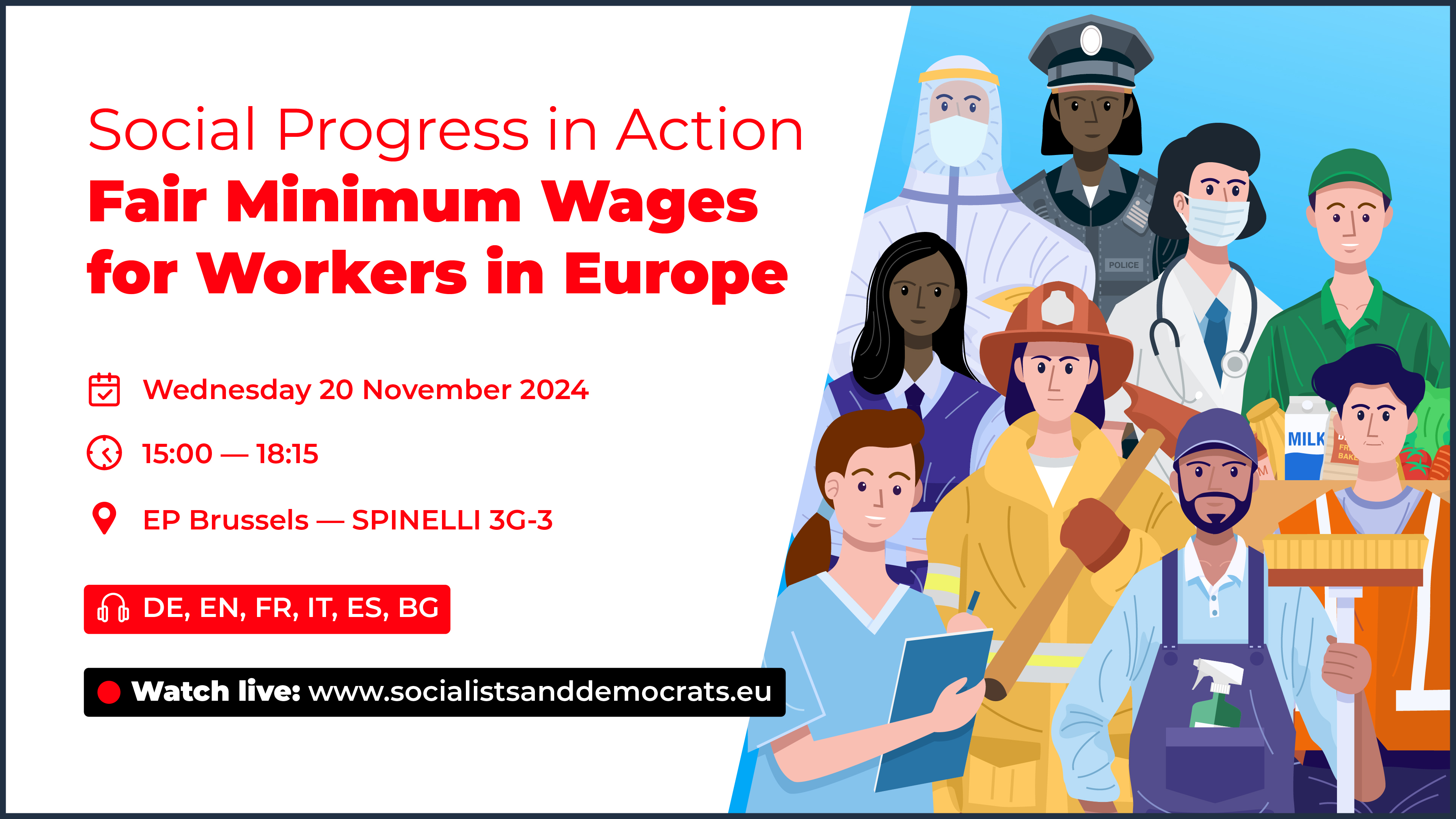 Social Progress in action - Fair minimum wages for workers in Europe