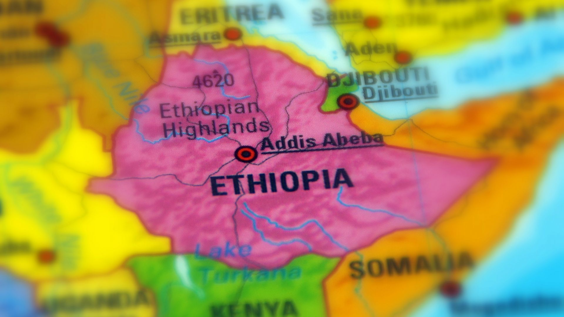 Ethiopia map