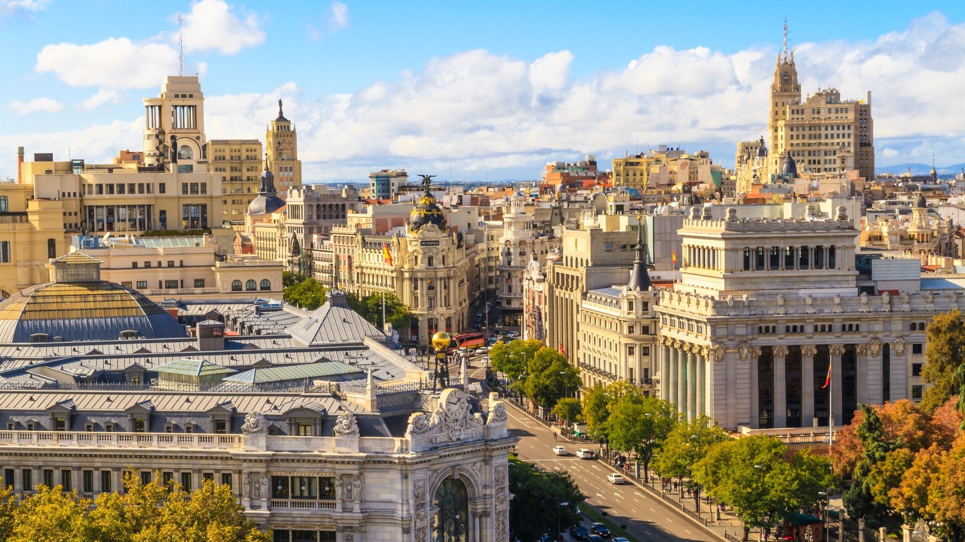 Skyline of Madrid