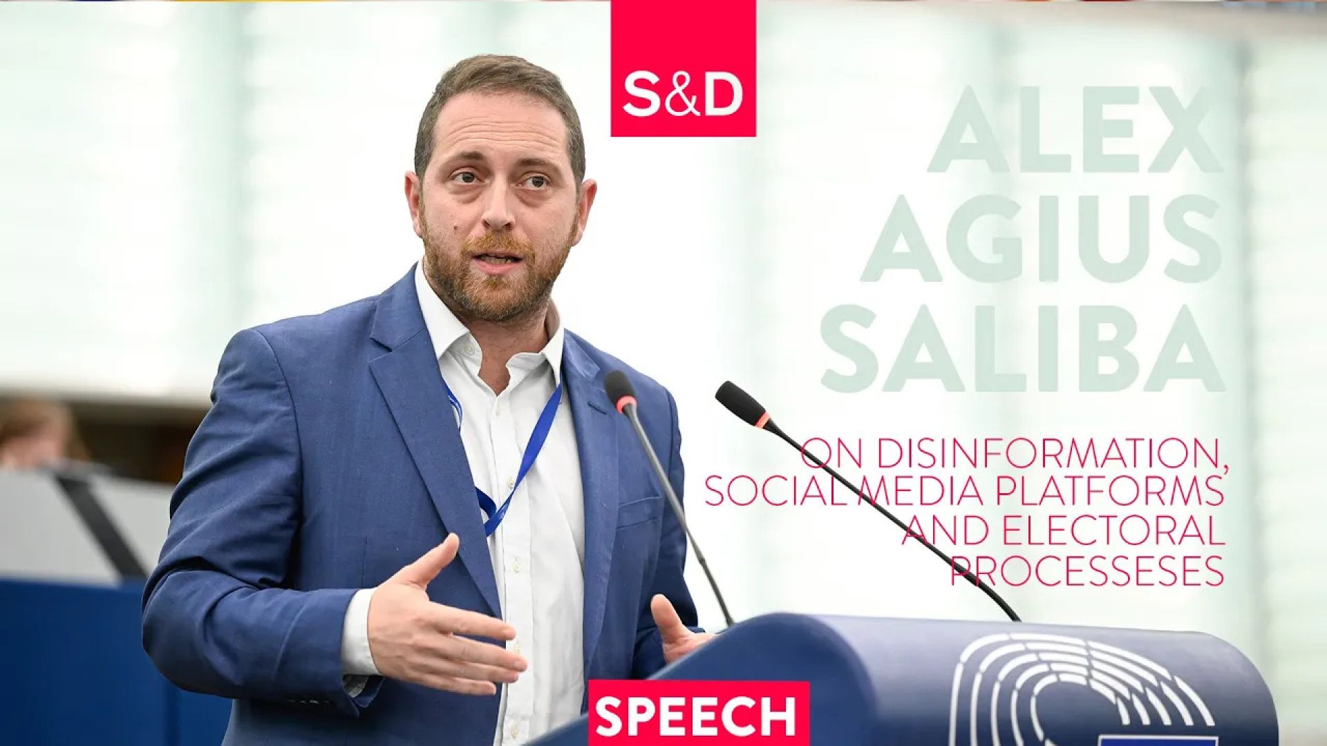 Alex AGIUS SALIBA - on disinformation, social media platforms and electoral processes