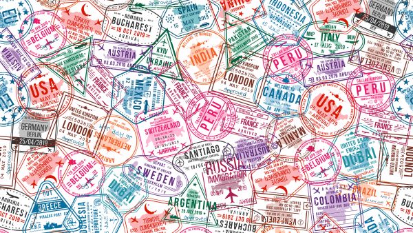 visa stamps