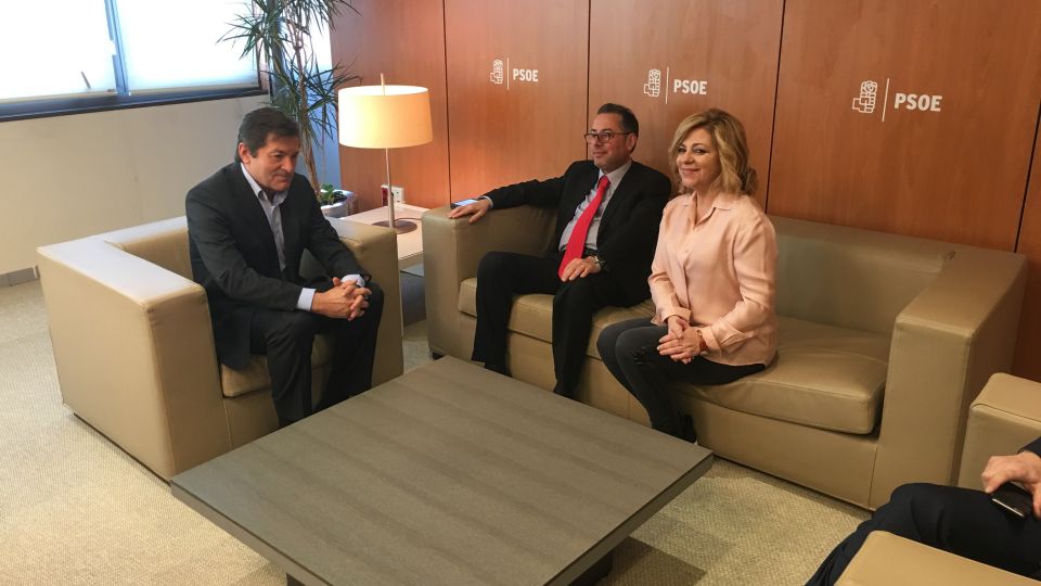 Pittella and Valenciano meet Fernandez (PSOE)